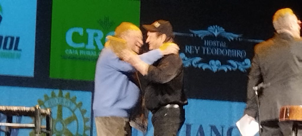 Kurt con el presidente de Más Vida